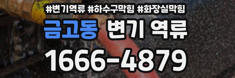 금고동 변기 역류