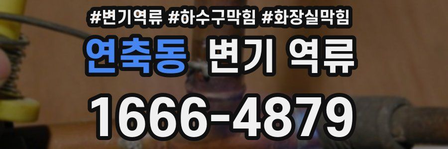 연축동 변기 역류