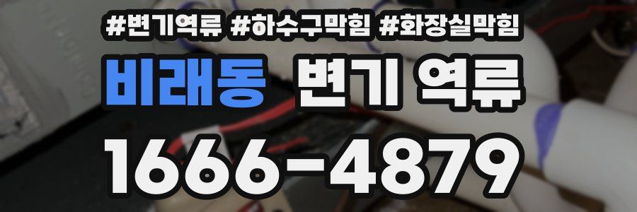 비래동 변기 역류
