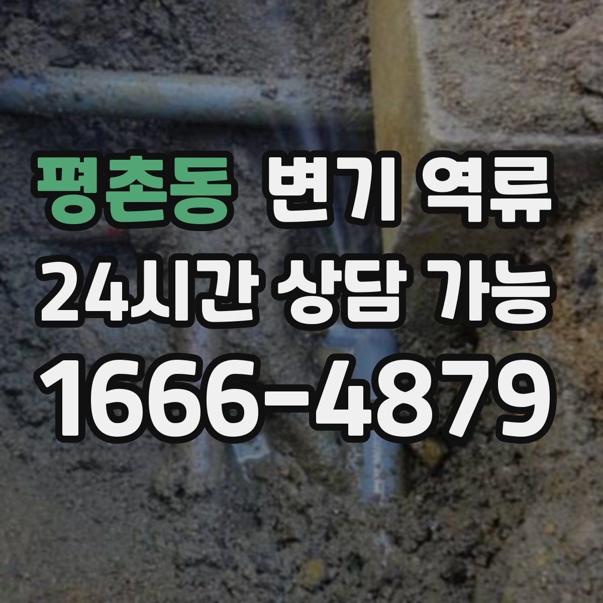 평촌동 변기 역류