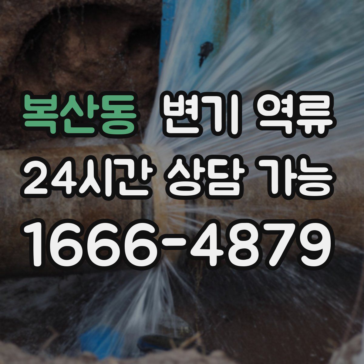 복산동 변기 역류