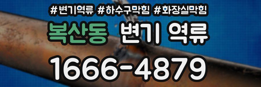 복산동 변기 역류
