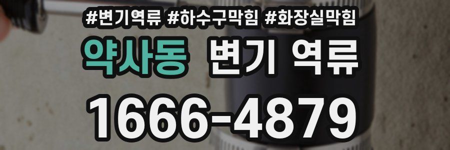 약사동 변기 역류