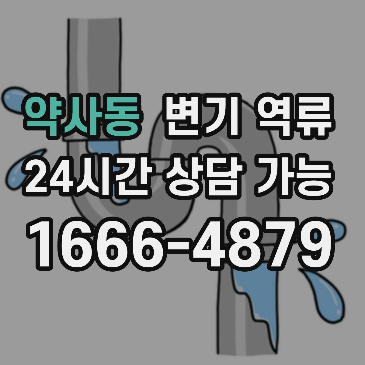 약사동 변기 역류