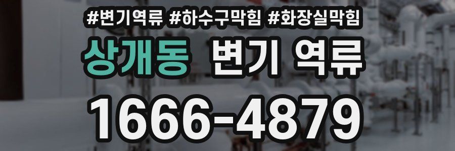 상개동 변기 역류