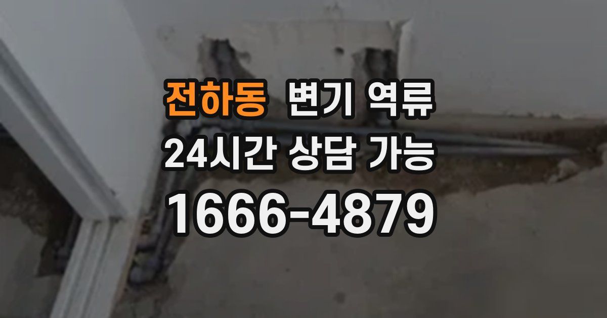 전하동 변기 역류