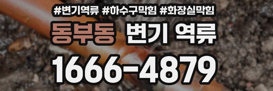 동부동 변기 역류