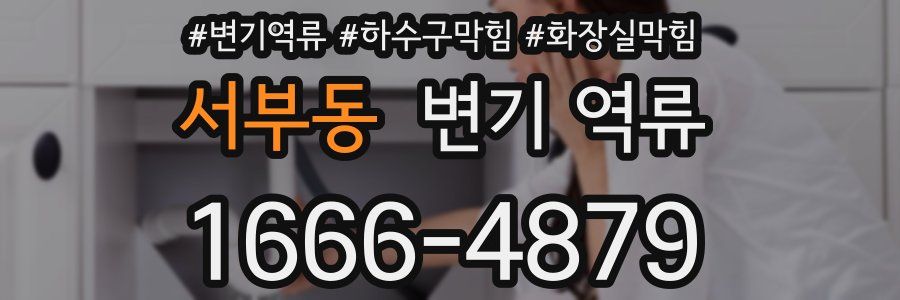 서부동 변기 역류