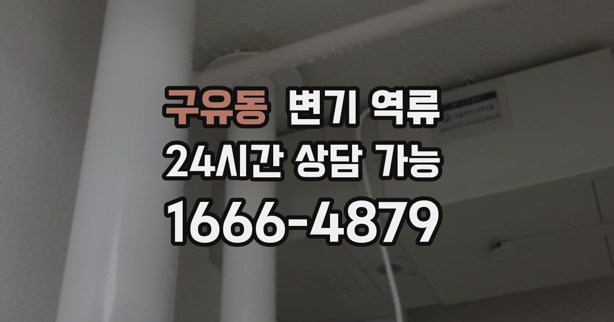 구유동 변기 역류