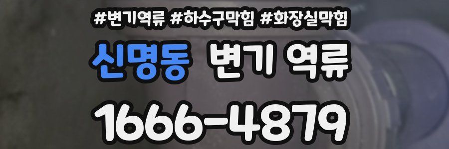 신명동 변기 역류