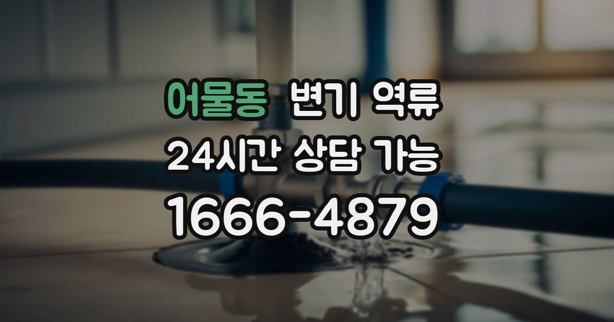 어물동 변기 역류