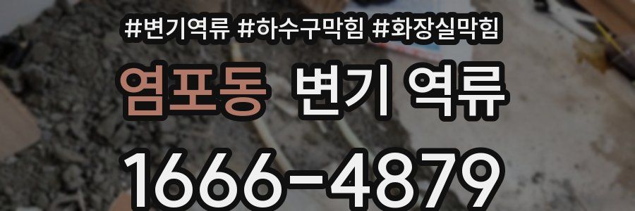 염포동 변기 역류