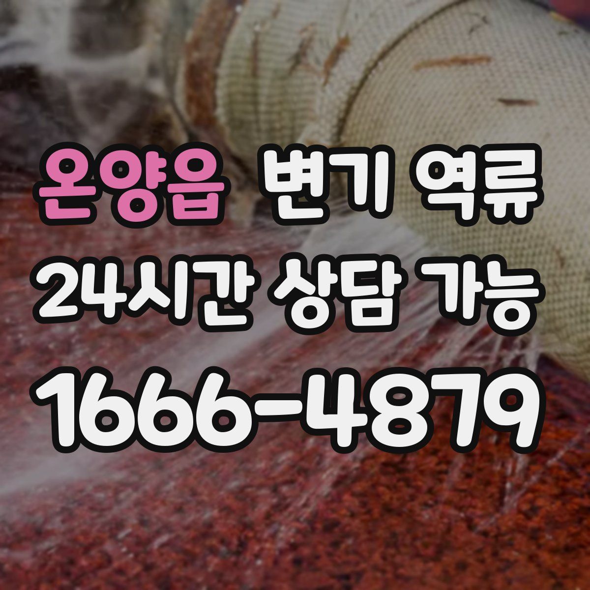 온양읍 변기 역류