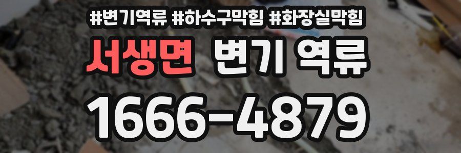 서생면 변기 역류