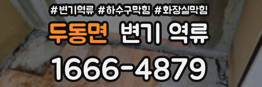 두동면 변기 역류