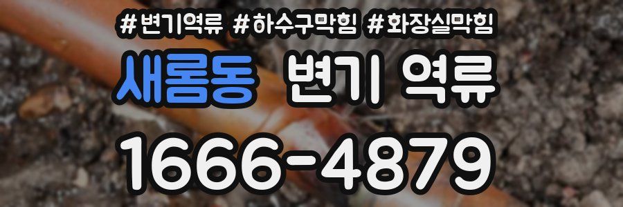 새롬동 변기 역류