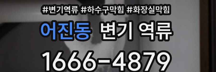 어진동 변기 역류