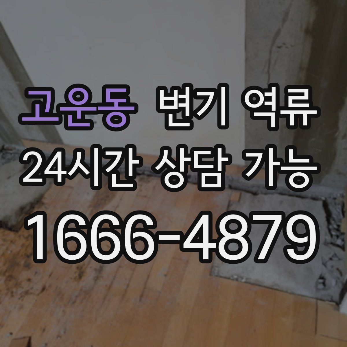 고운동 변기 역류