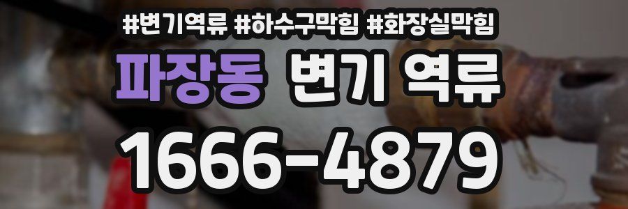 파장동 변기 역류