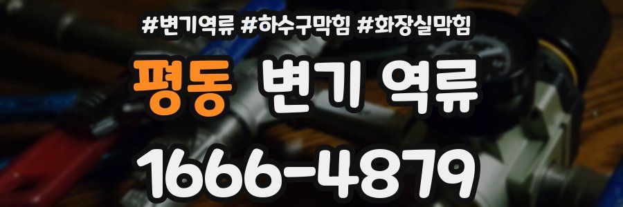 평동 변기 역류