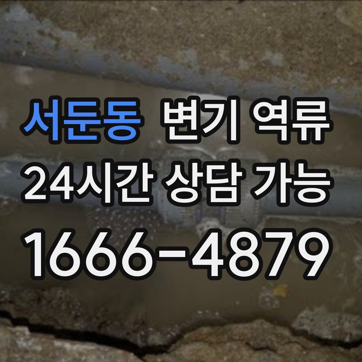 서둔동 변기 역류