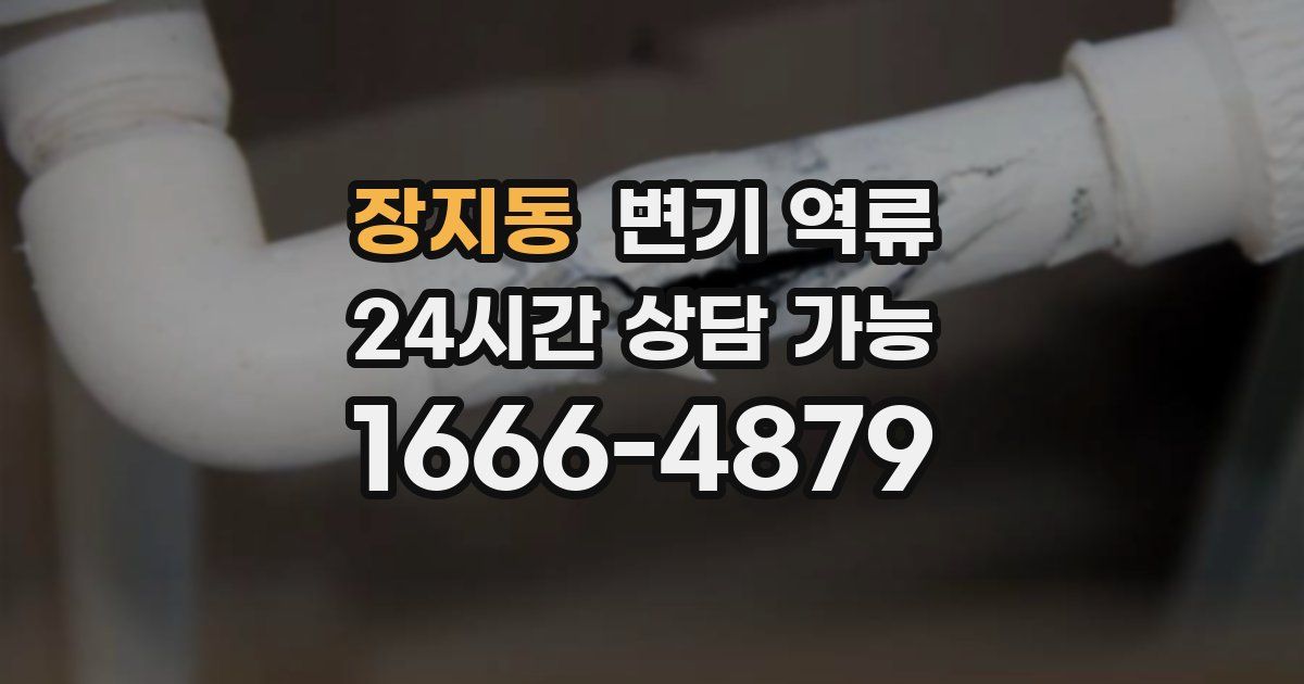 장지동 변기 역류
