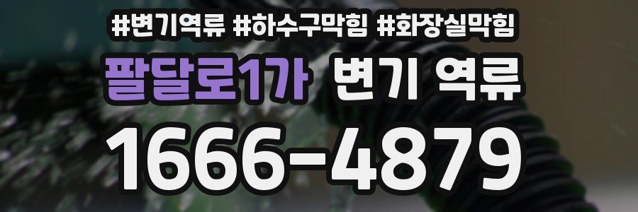 팔달로1가 변기 역류