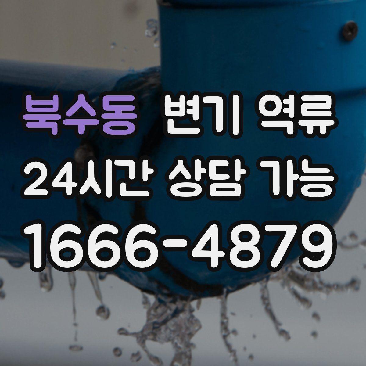 북수동 변기 역류 음식물 찌꺼기가 들어가면 생기는 문제