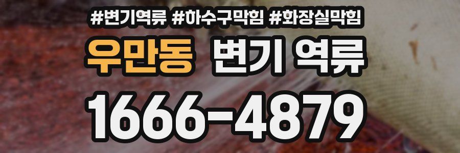 우만동 변기 역류