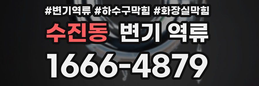 수진동 변기 역류