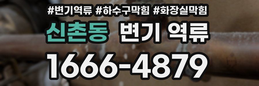 신촌동 변기 역류