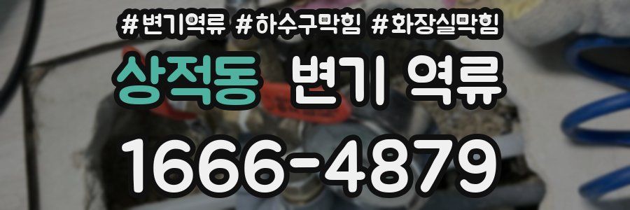 상적동 변기 역류