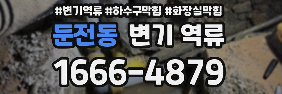 둔전동 변기 역류