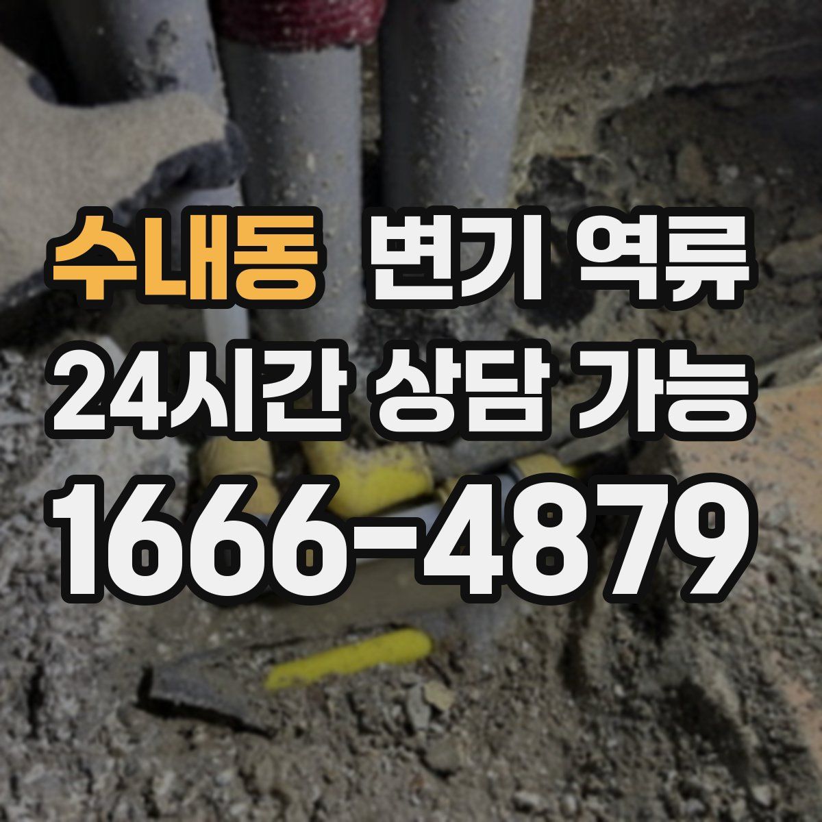 수내동 변기 역류