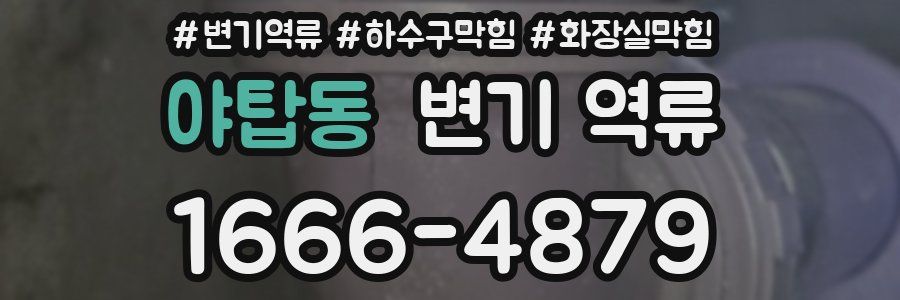 야탑동 변기 역류