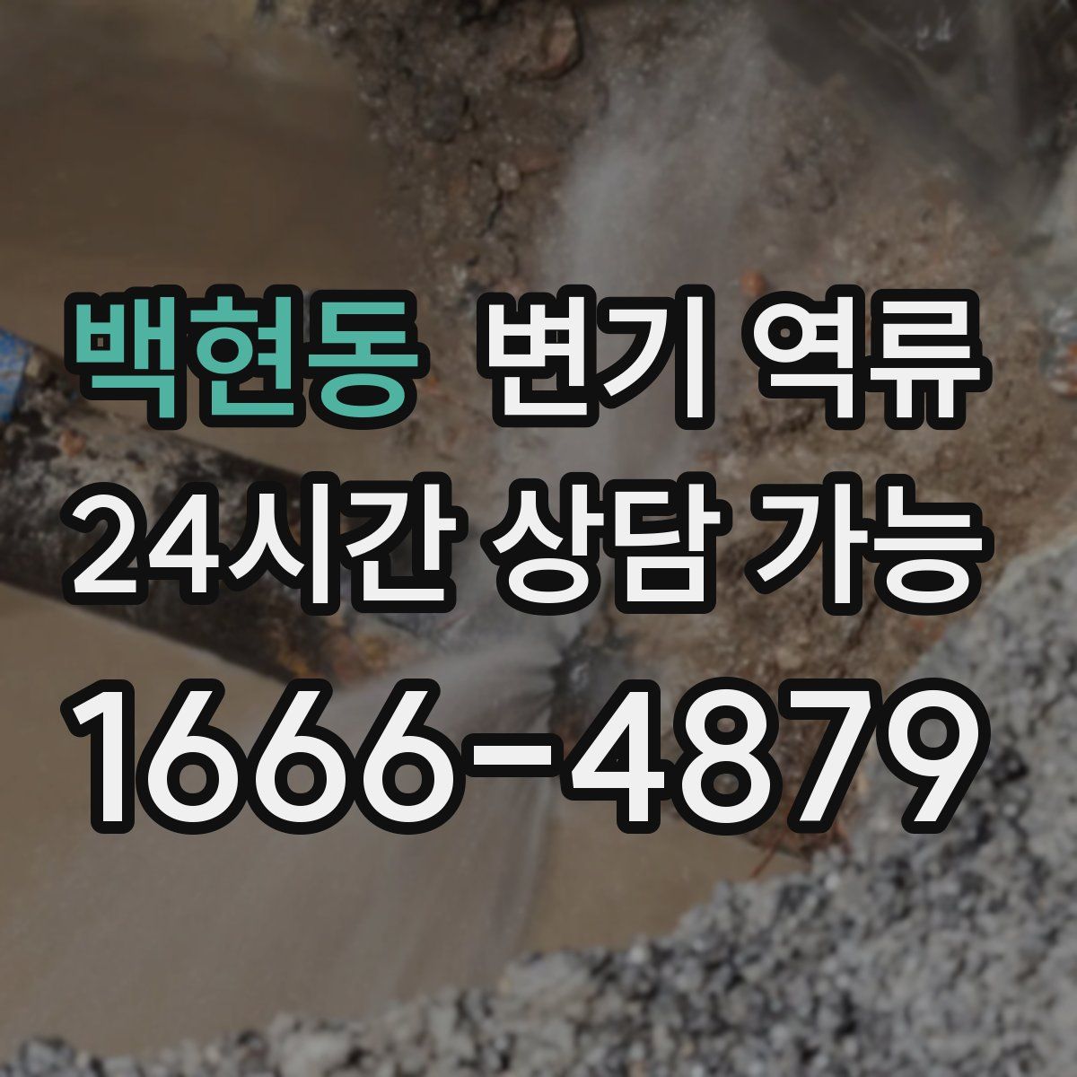 백현동 변기 역류