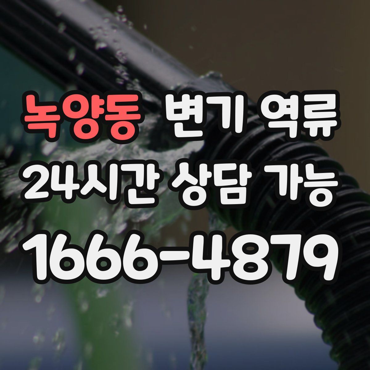 녹양동 변기 역류