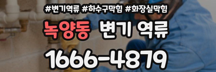 녹양동 변기 역류