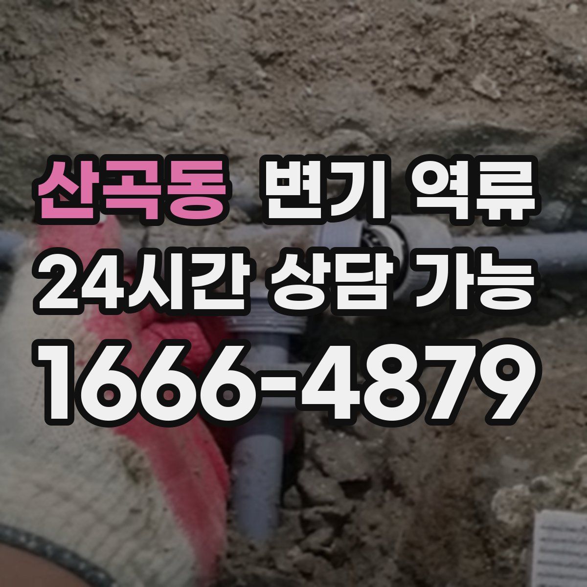 산곡동 변기 역류