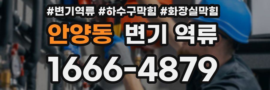 안양동 변기 역류