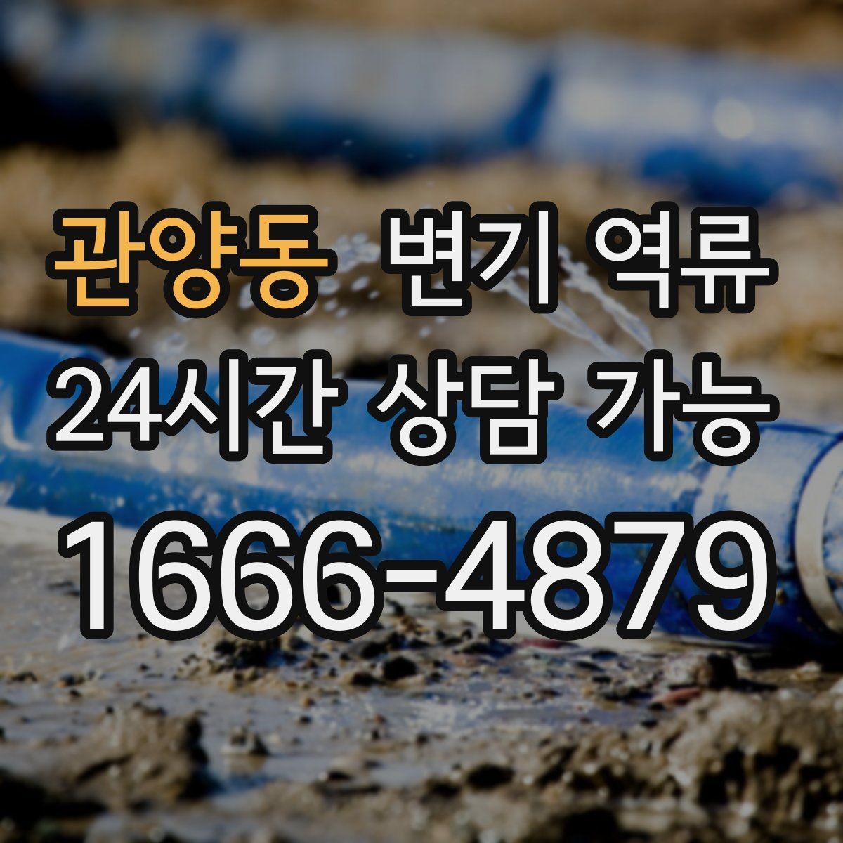 관양동 변기 역류 같은 시간대에 반복되면 공용 배관 가능성