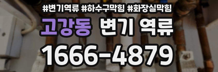 고강동 변기 역류