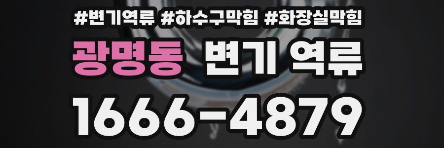 광명동 변기 역류