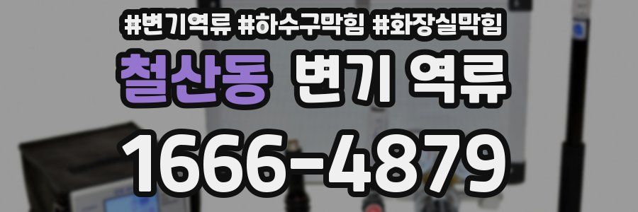 철산동 변기 역류