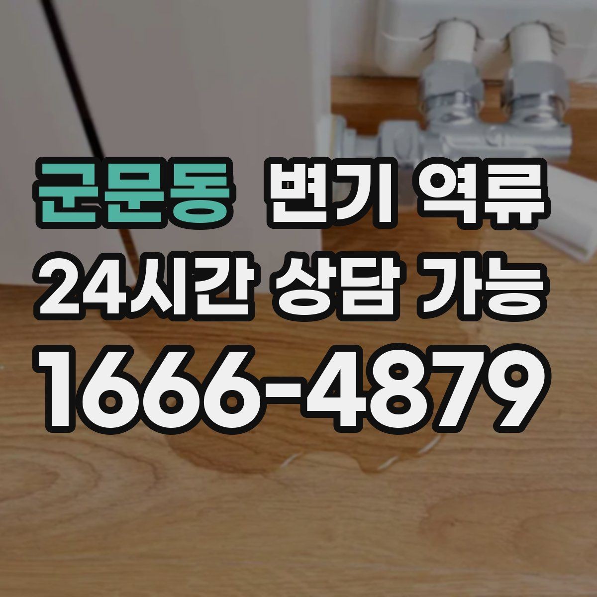 군문동 변기 역류 물 내리면 세면대 물이 출렁거리는 경우