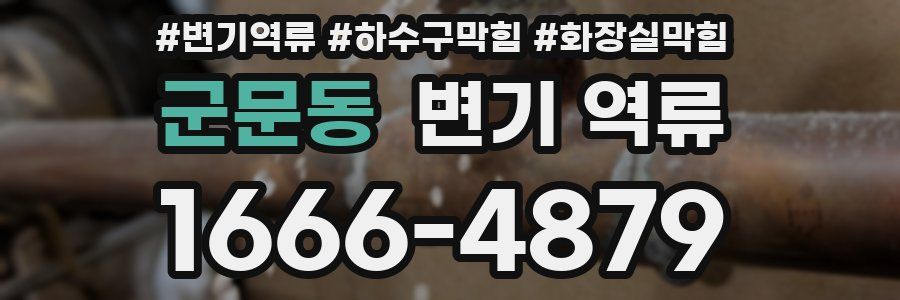 군문동 변기 역류