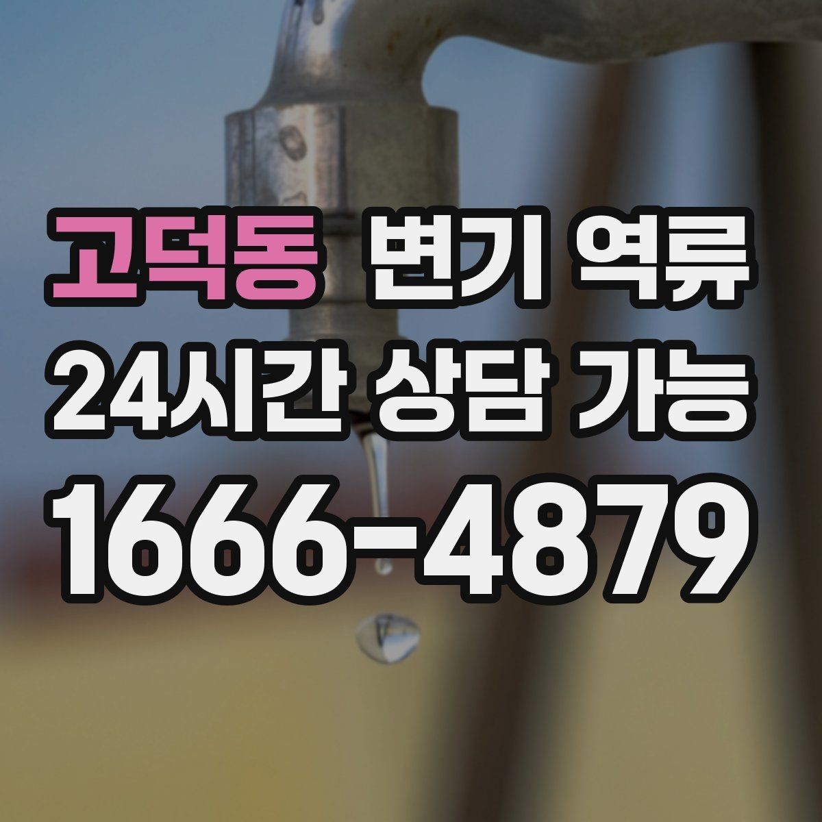고덕동 변기 역류 여러 배수구가 함께 느려지면 공용 문제일까