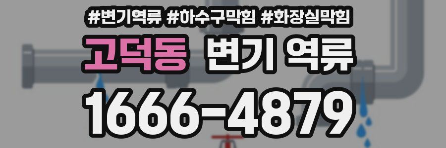 고덕동 변기 역류