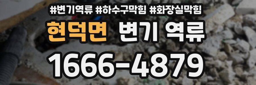 현덕면 변기 역류