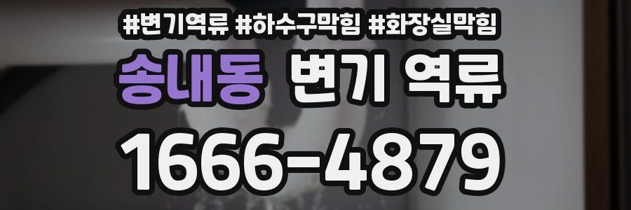 송내동 변기 역류